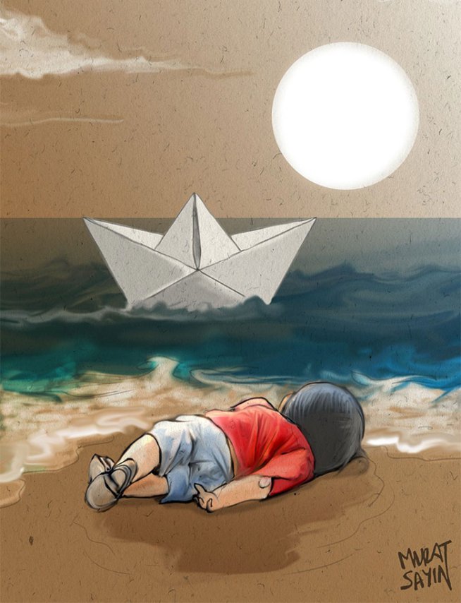 Il sonno di Aylan, Poesia del filosofo Aldo Masullo